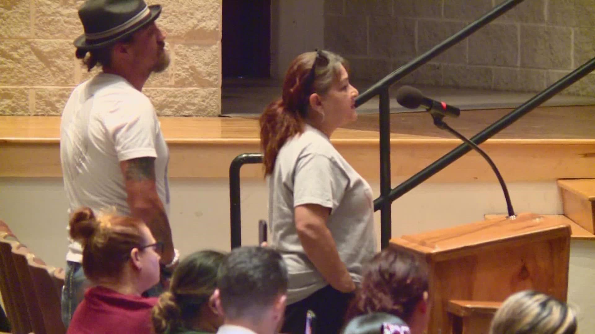 Parents with children in UCISD schools said they were angry the school district has not yet audited its own police department.