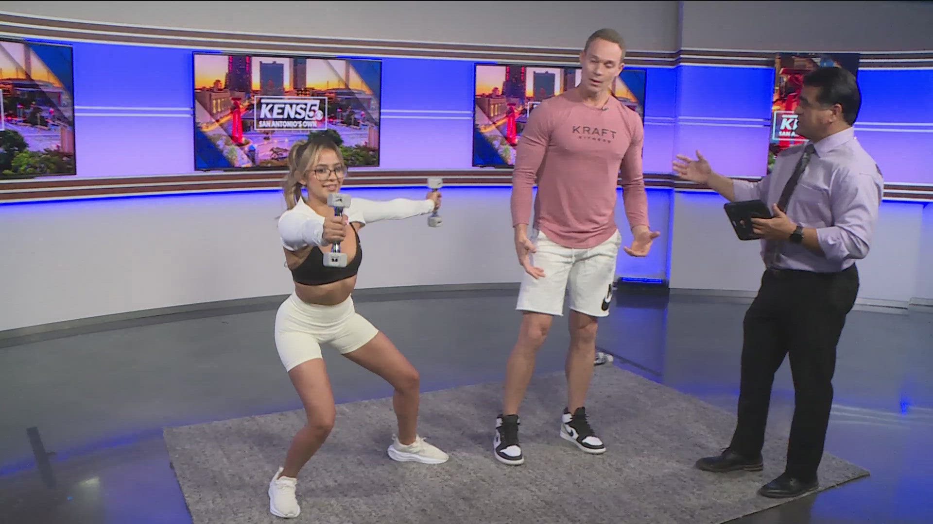 So to help keep that body and mind in shape, we have some fitness experts to show us some exercises to have a healthy holiday season.