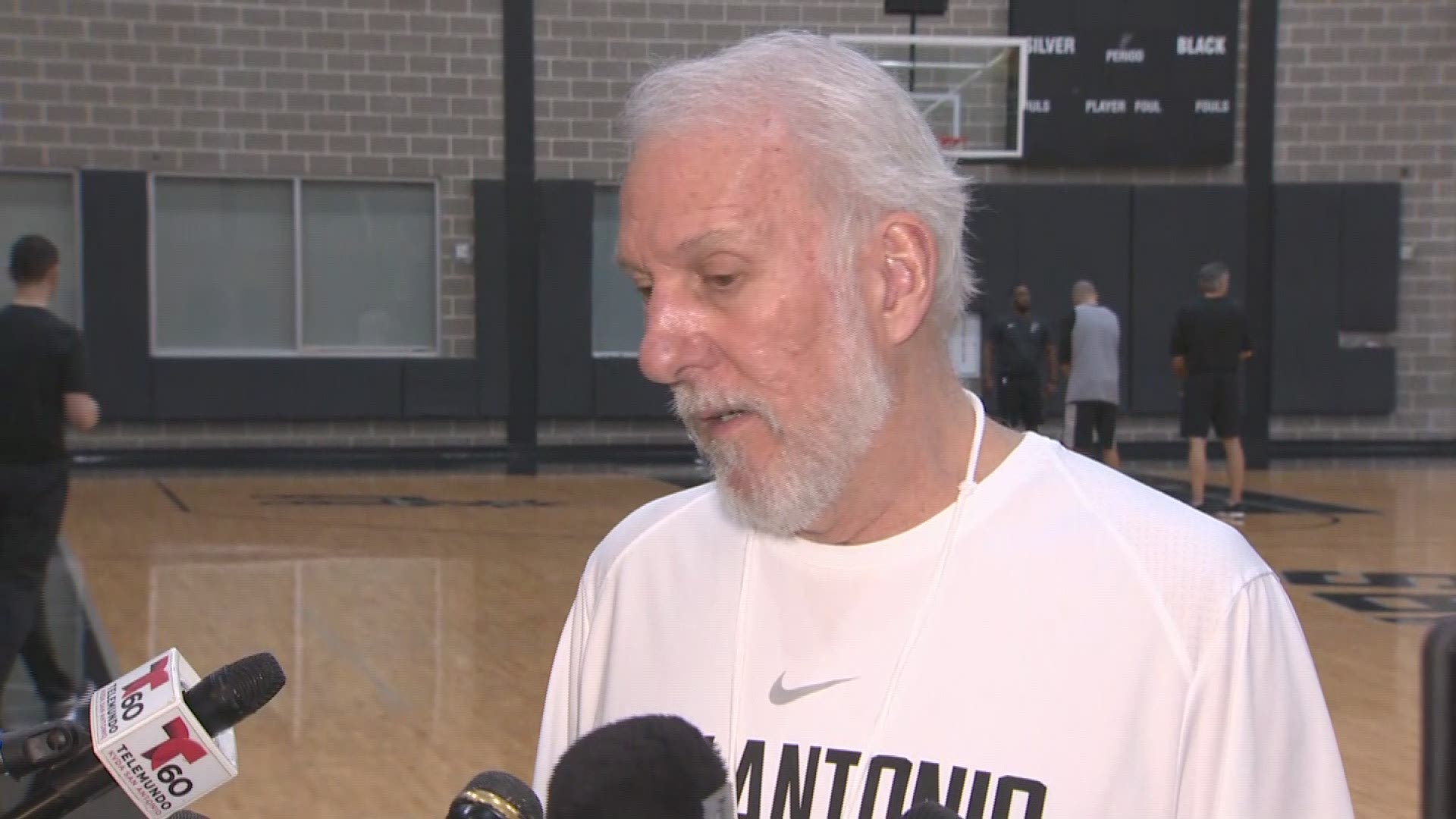 During a press conference, Spurs head coach Gregg Popovich said that Kawhi Leonard may not return from injury to play with the team this season.
