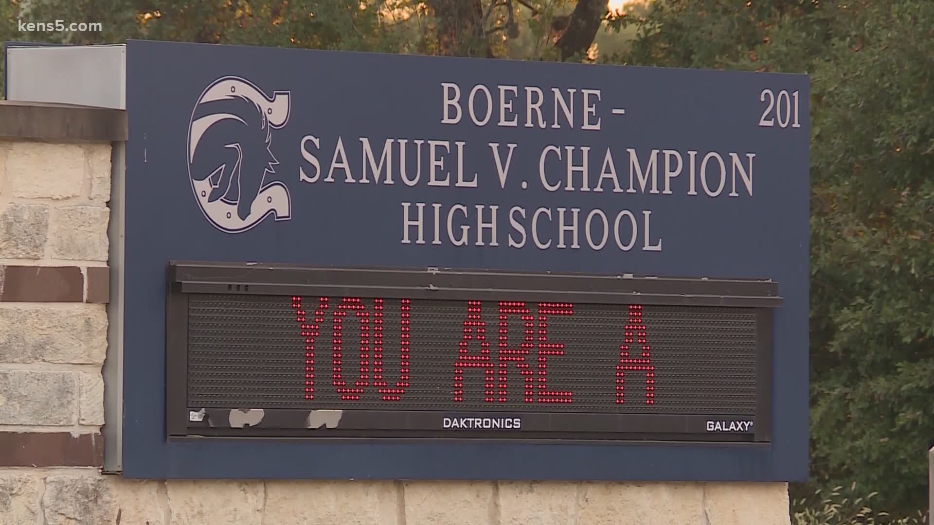 School just started Wednesday. The first case was reported at Champion High School.