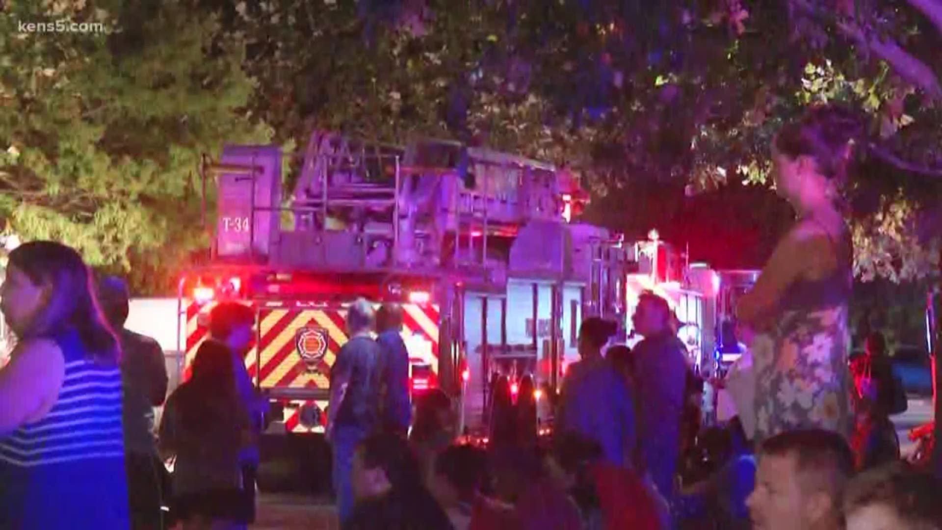 A fire at a hotel on San Antonio's northwest side forced the evacuation of all the hotel guests overnight Thursday