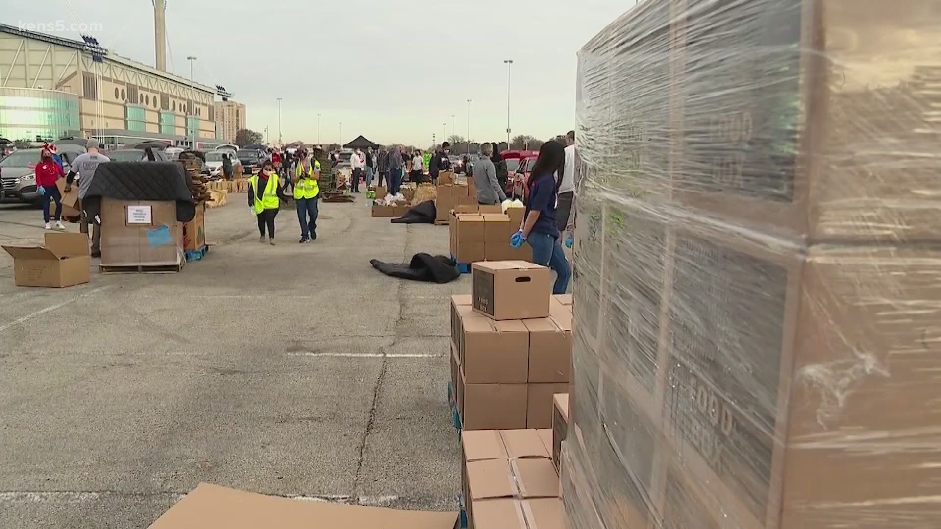 The SA food bank is serving twice as many people since the pandemic began and on Christmas, they're serving up something special.