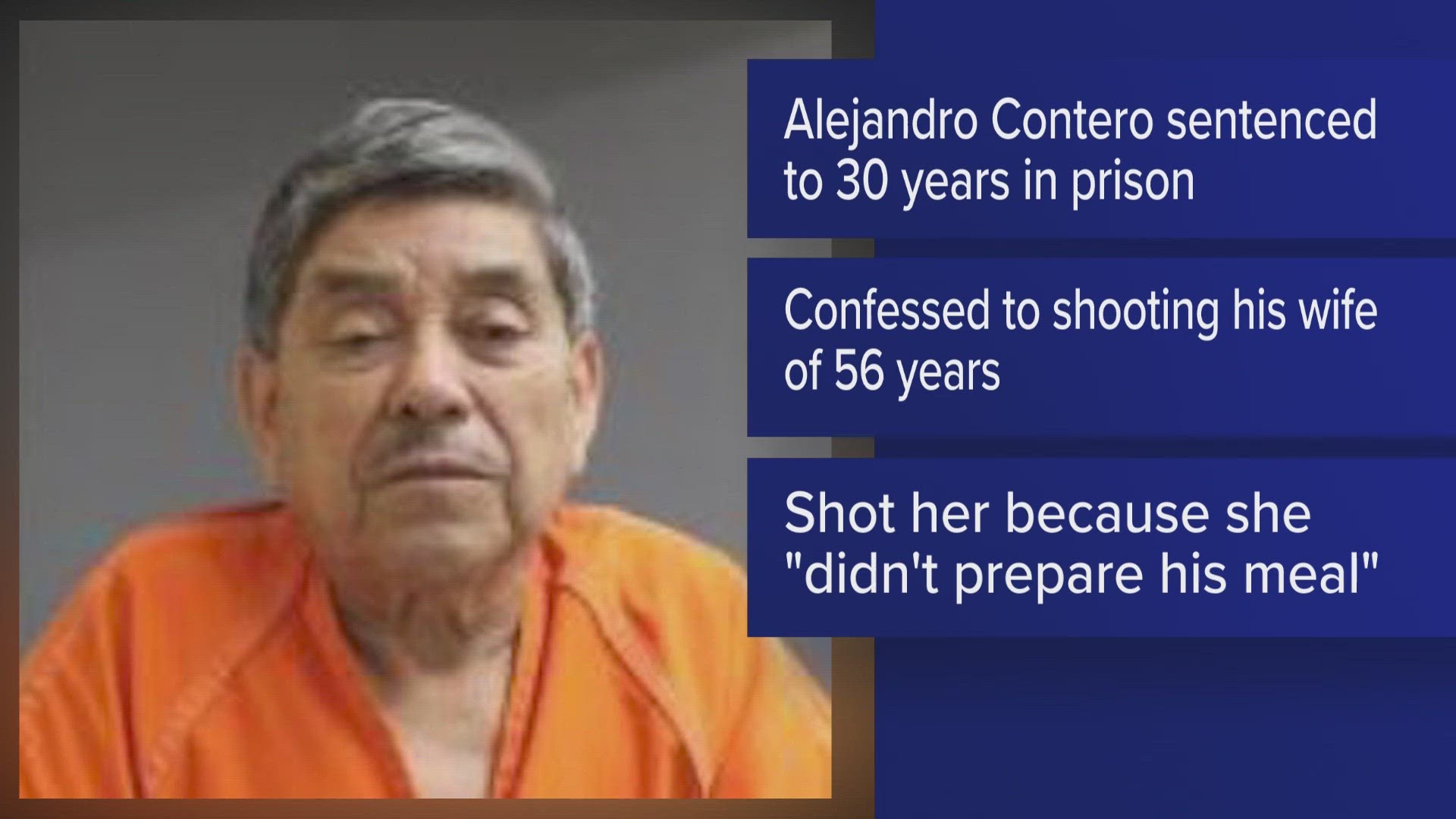 Contero received a first degree felony charge of aggravated assault with a deadly weapon causing serious bodily injury to a family member.