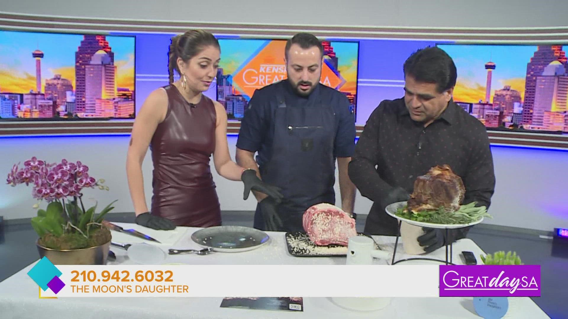Executive Chef, Robert Cantu, shares how to cook a Koji Prime Rib at home and what to expect at the Moon's Daughters this holiday season