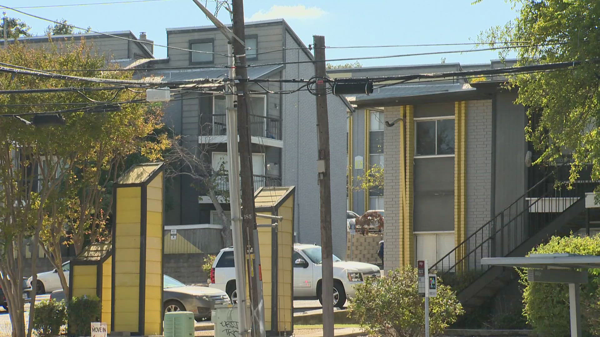 A witness told police they heard gunshots and bullets actually went through their apartment walls.