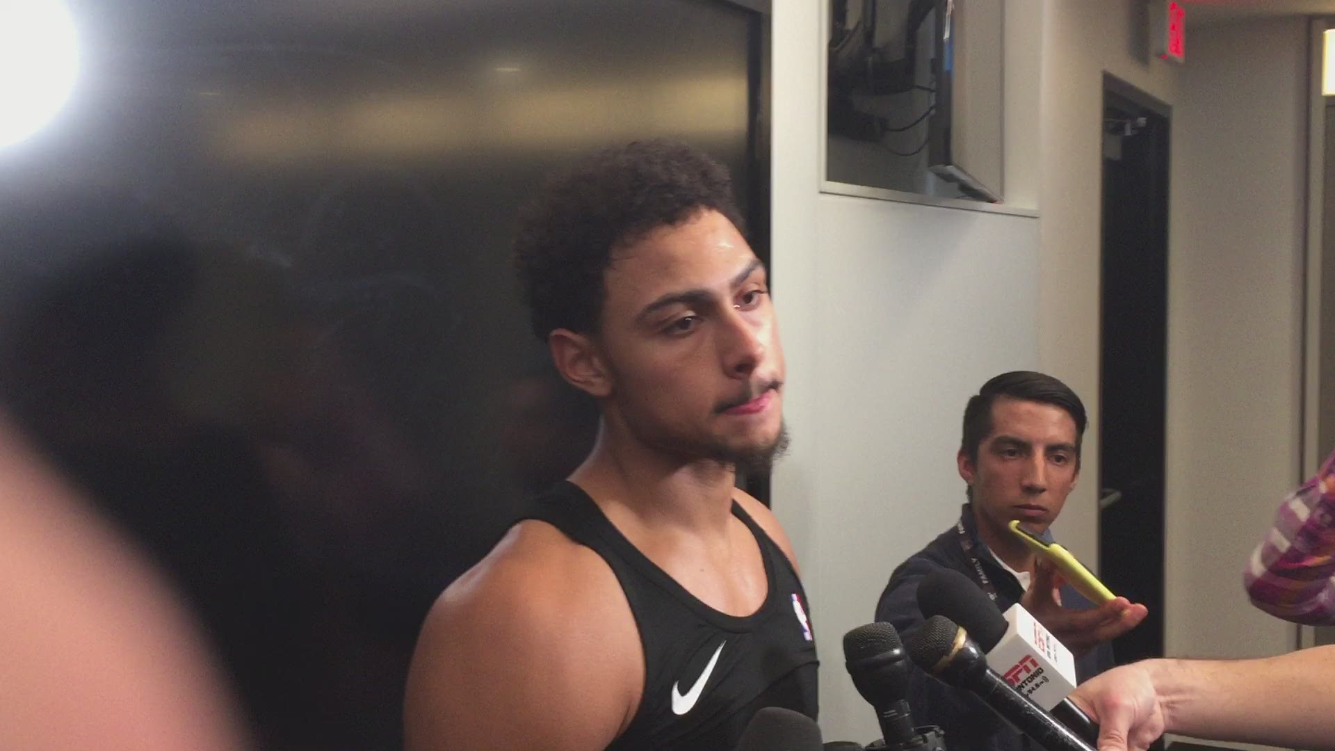 Spurs point guard Bryn Forbes talks about Sunday's loss to the Magic