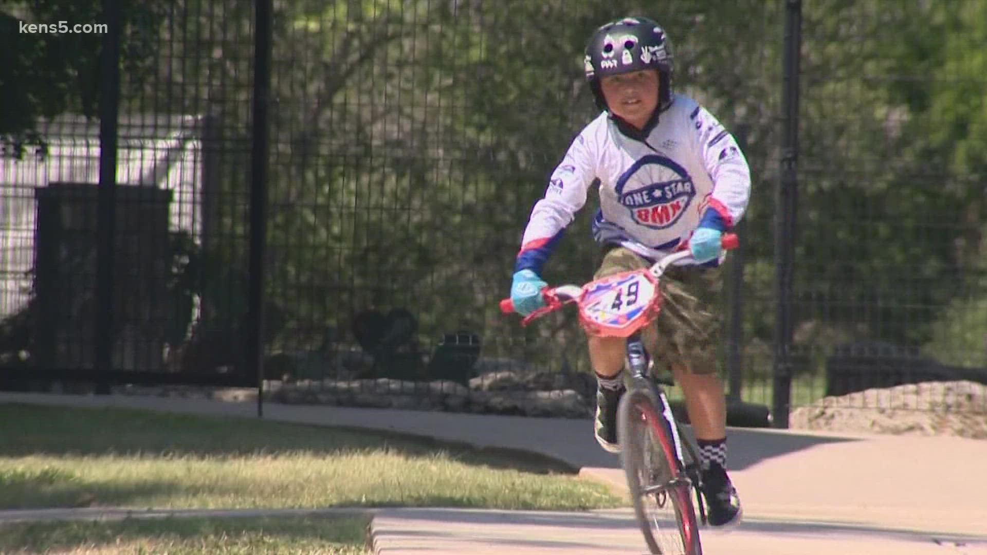 A doctor forced Dominick Tremillo off his BMX bike for medical reasons. When the first grader got back on it, his healing came from a different source.
