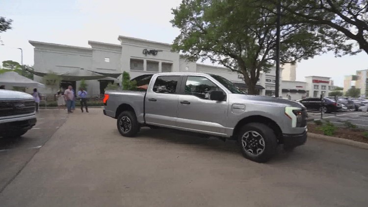Ford brings electric F-150 truck to Texas