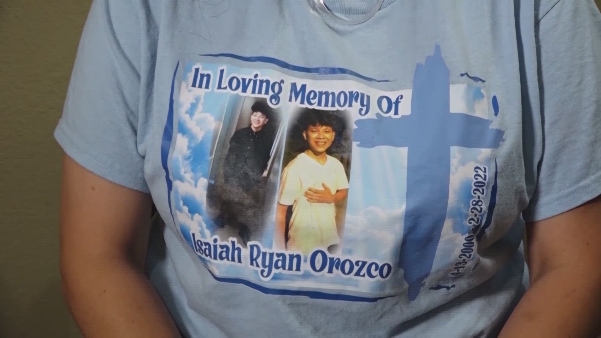 Joseph Harris is accused of fatally shooting 21-year-old Isaiah Orozco more than a dozen times in the back and in the head.