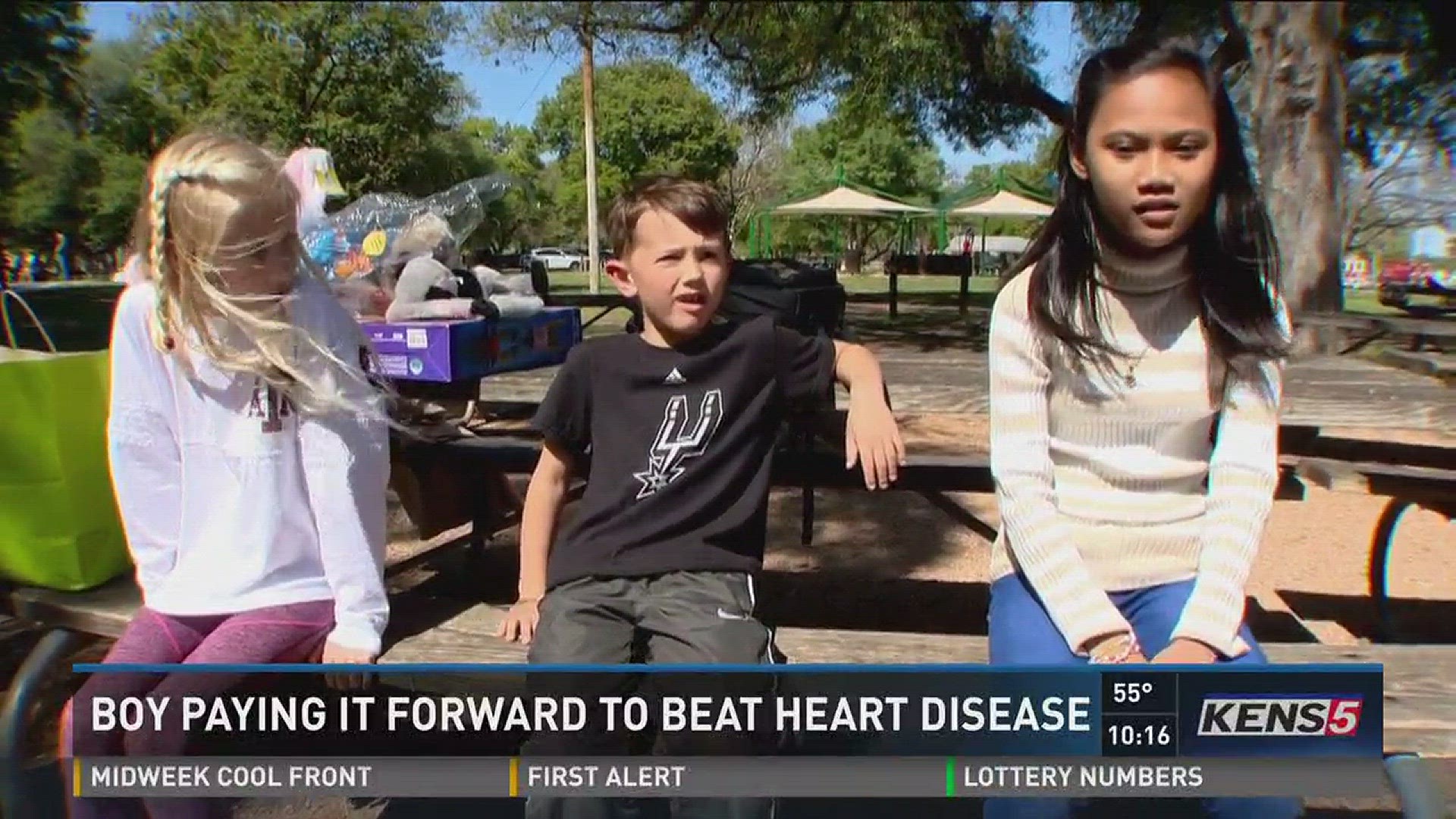 Boy paying it forward to beat heart disease