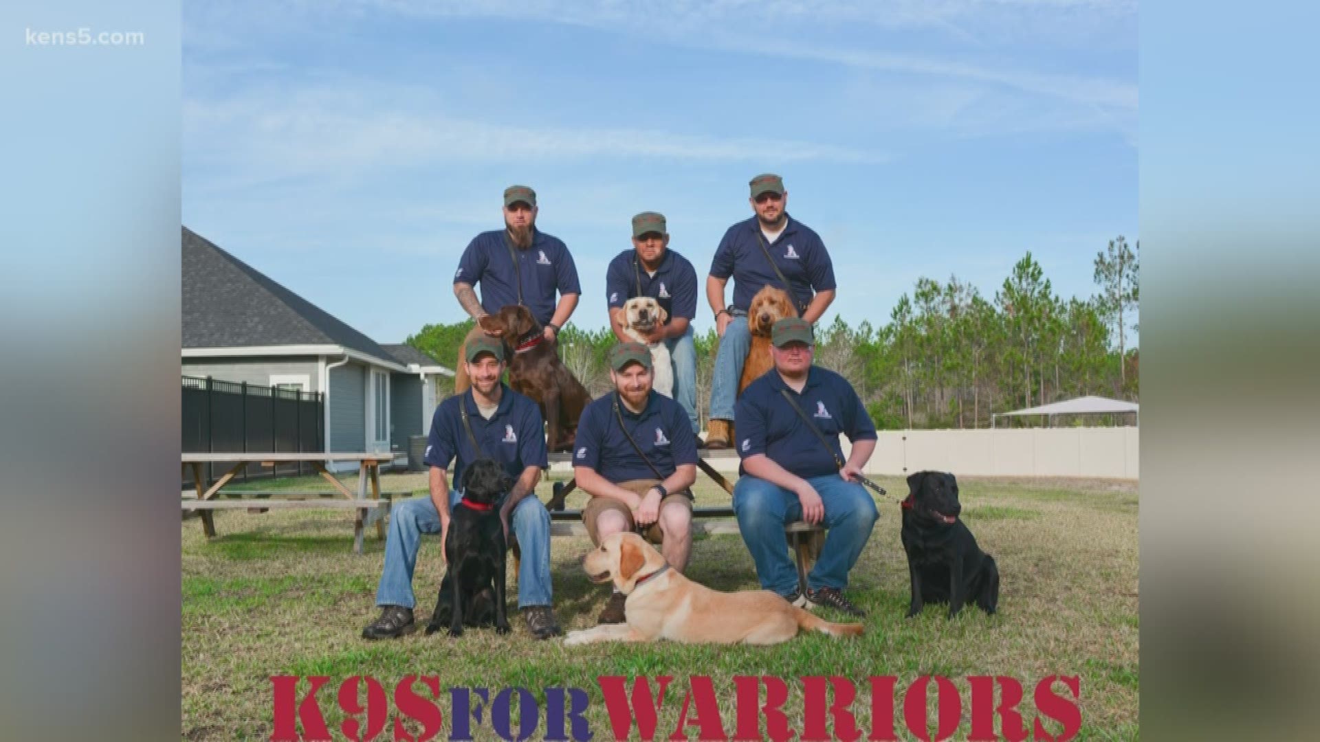 KENS Cares is supporting the K9s for Warriors organization's efforts to provide service dogs for disabled veterans.