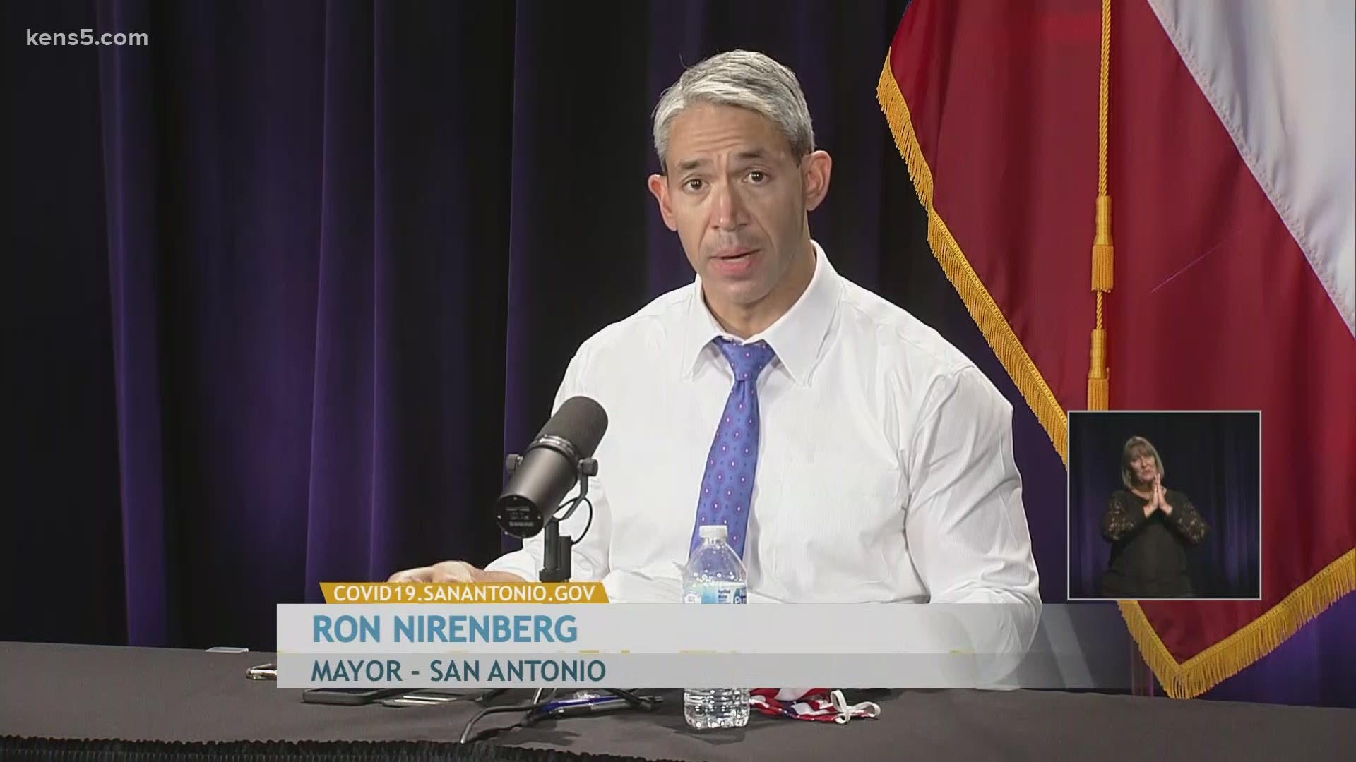 Mayor Nirenberg reported 1,174 additional cases of coronavirus, bringing the county's total to 91,394. 6 new deaths were reported, bringing the death toll to 1,412.