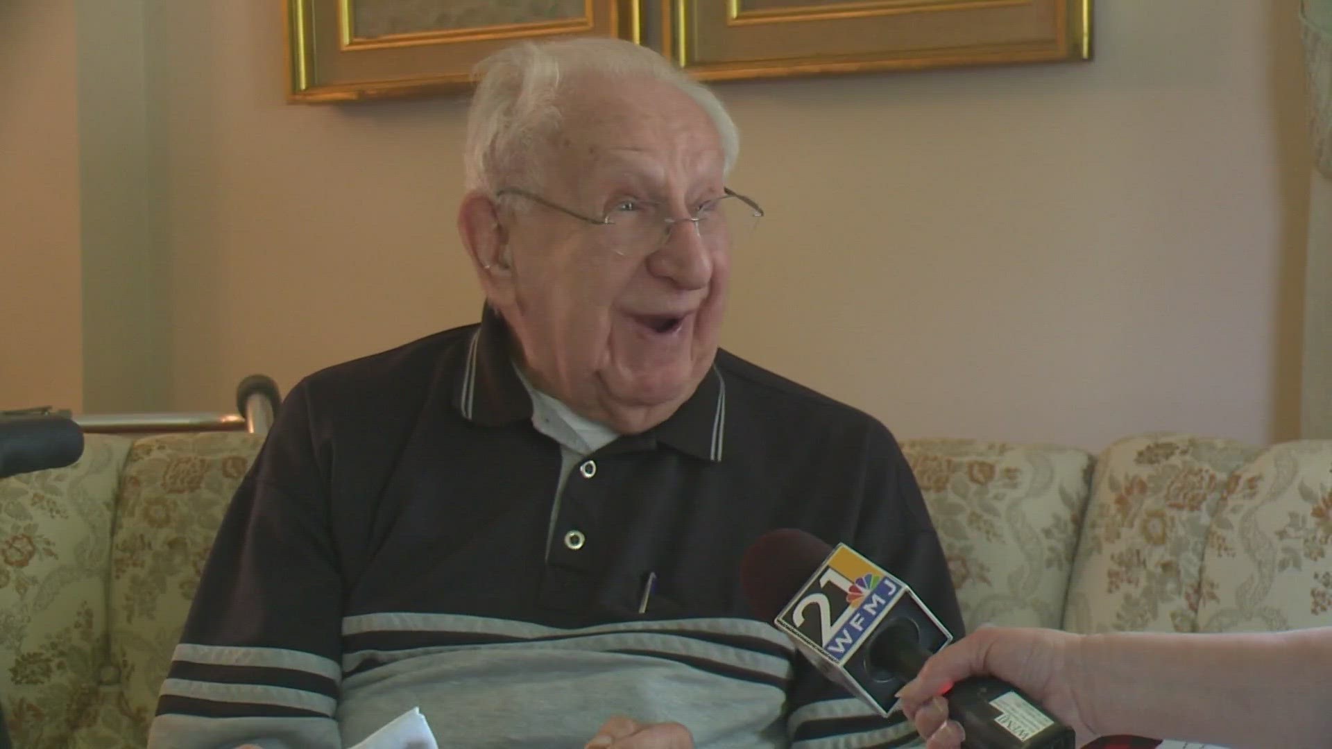 Four generations traveled to Youngstown, Ohio to celebrate John Janosik's 100th birthday Monday.