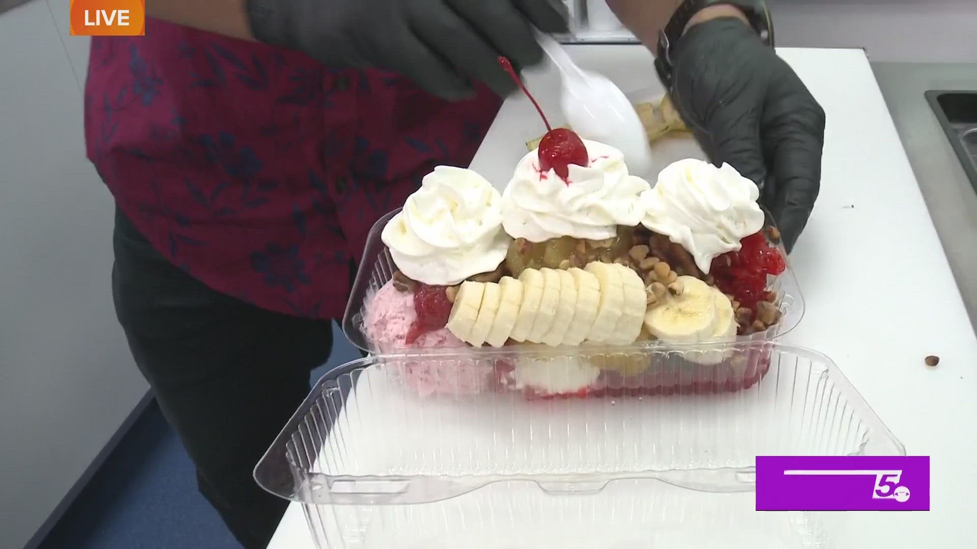 Paul visits the new Handel's Ice Cream shop to see what delicious treats they're offering.