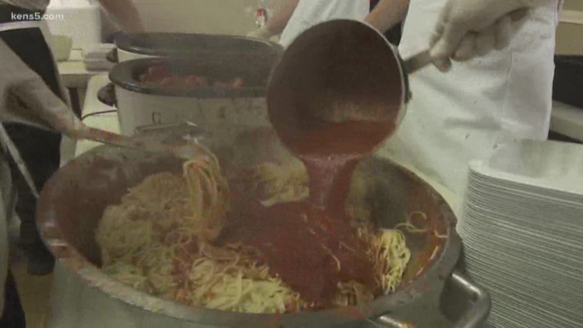 The 100 Club of San Antonio's spaghetti dinner has become a staple here in the Alamo City. The best part -- not just the delicious food -- but the fact that it benefits the families of fallen first responders killed in the line of duty. Video journalist A