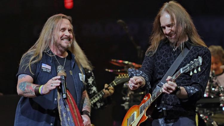 Southern rock icons Lynyrd Skynyrd put on a show at the San Antonio Rodeo