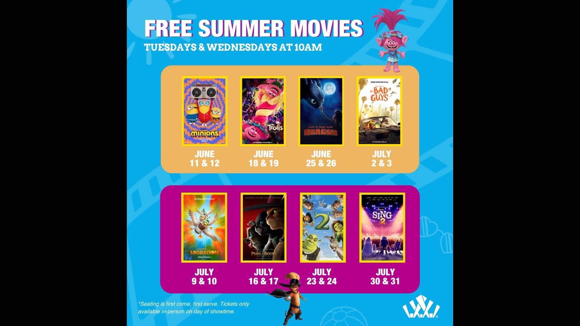 Free Summer movies return to Santikos