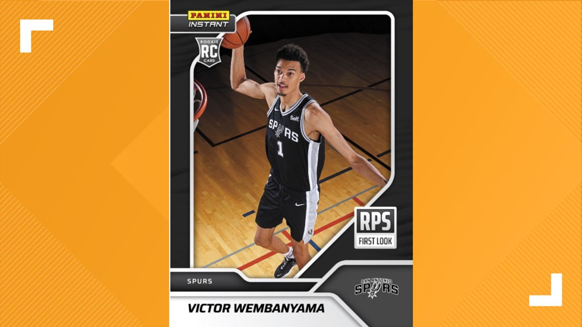 Panini reveals the first Victor Wembanyama rookie basketball card