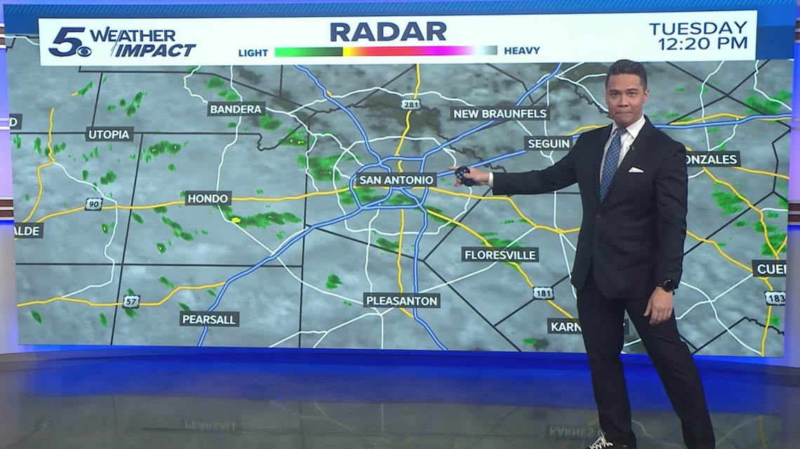 Isolated showers expected on Tuesday | KENS 5 Weather Impact Forecast ...