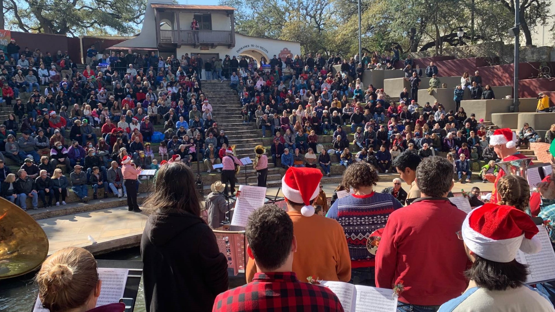 The Tuba Christmas concert happens annually in San Antonio.