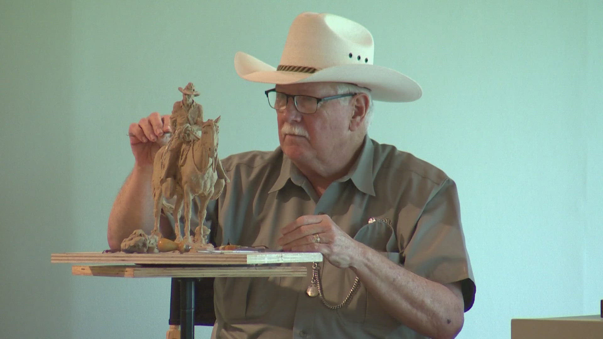 Museum goers learned how Mexican Vaqueros helped Hawaiians tame cattle on their islands.