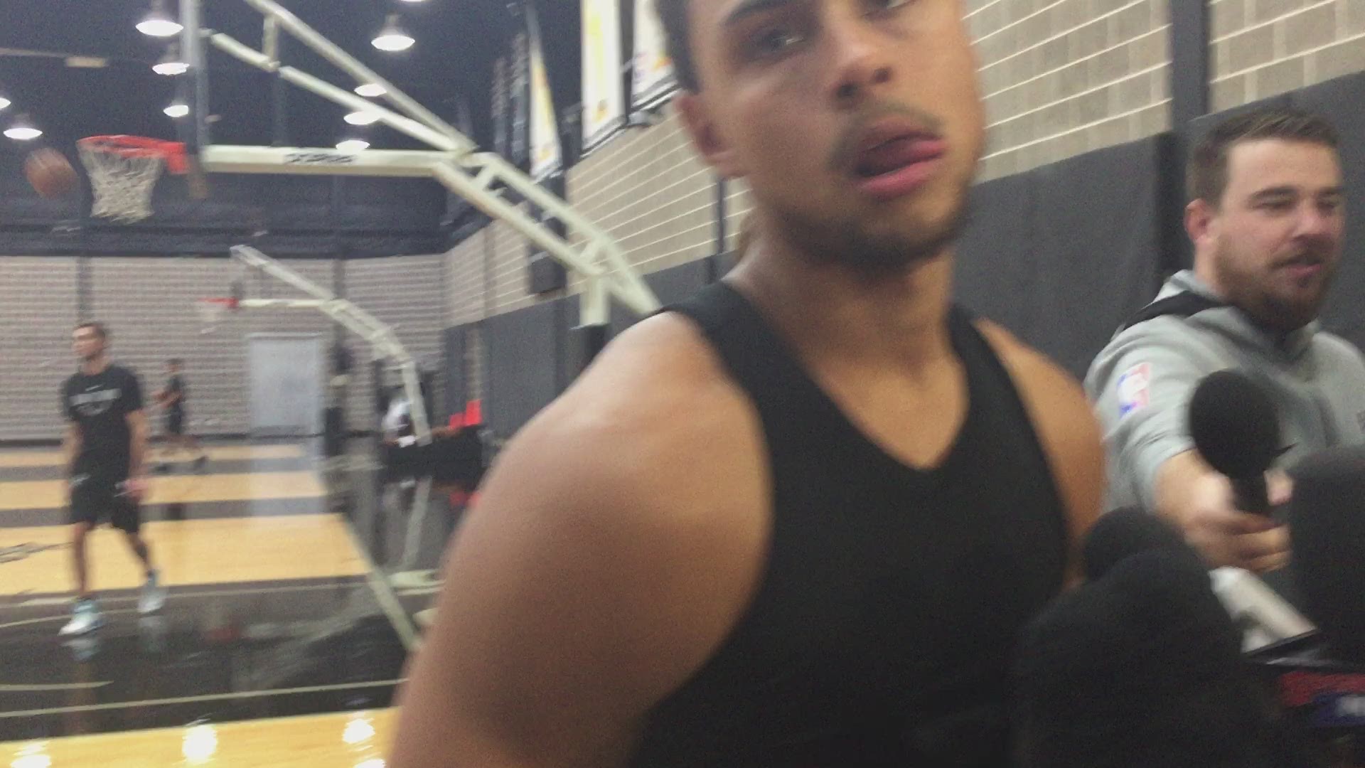 Spurs guard Bryn Forbes on the Blazers