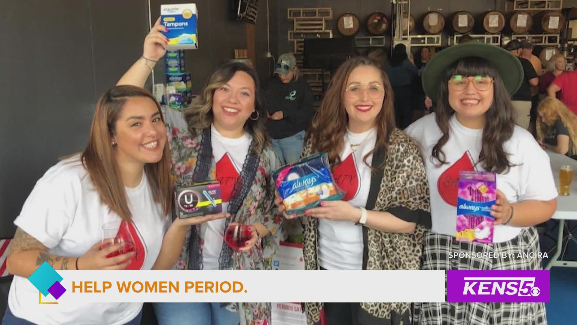 Periods SATX, is a women-run non profit dedicated to stopping the stigma surrounding periods