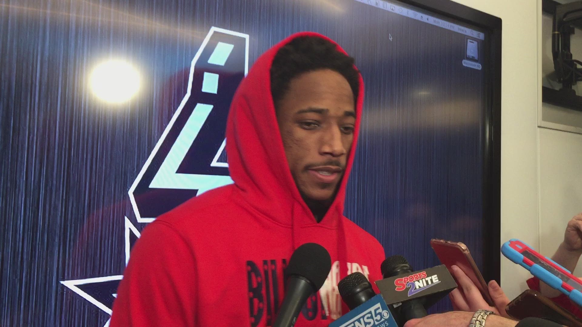 Spurs forward DeMar DeRozan on the loss to the Lakers