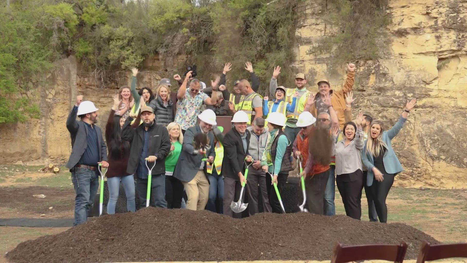 San Antonio Zoo breaking ground on their new gorilla habitat named Congo Falls