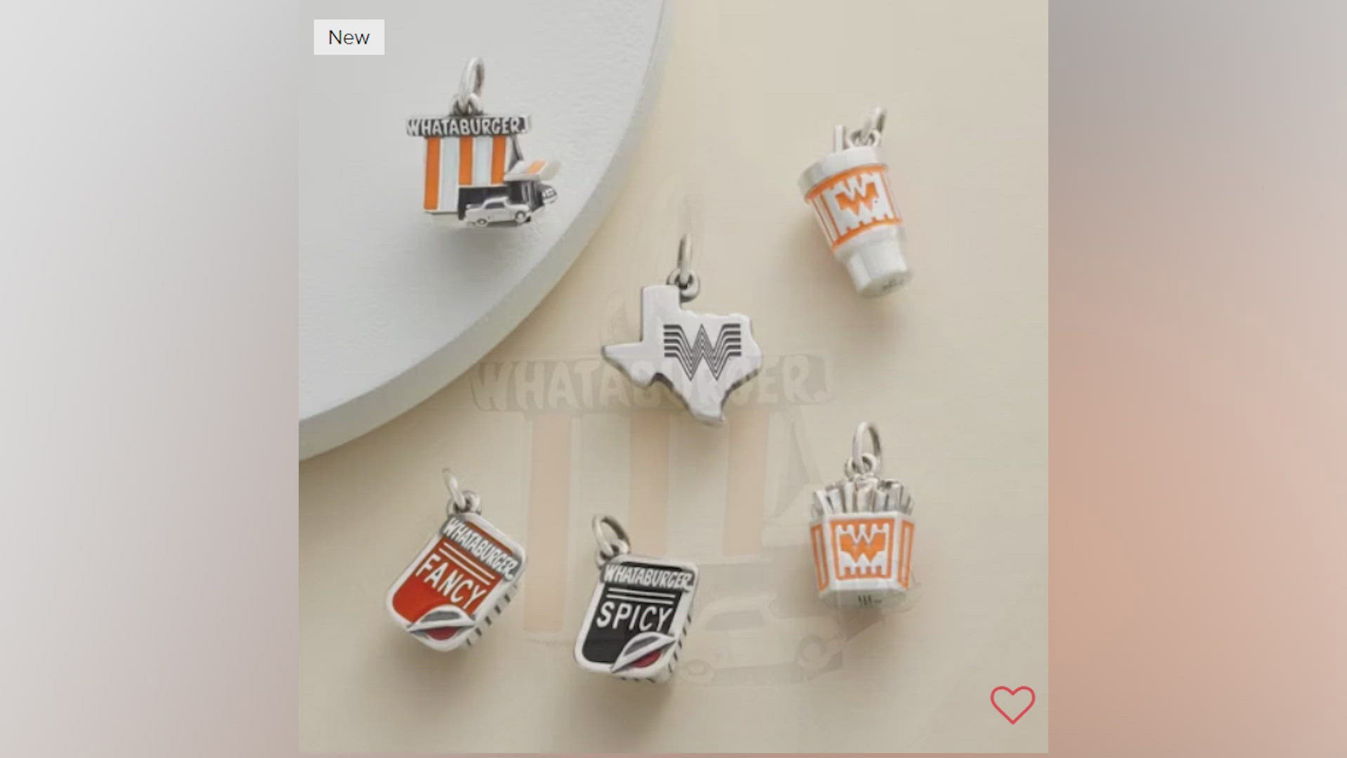 The jewelry company also released a Whataburger charm.