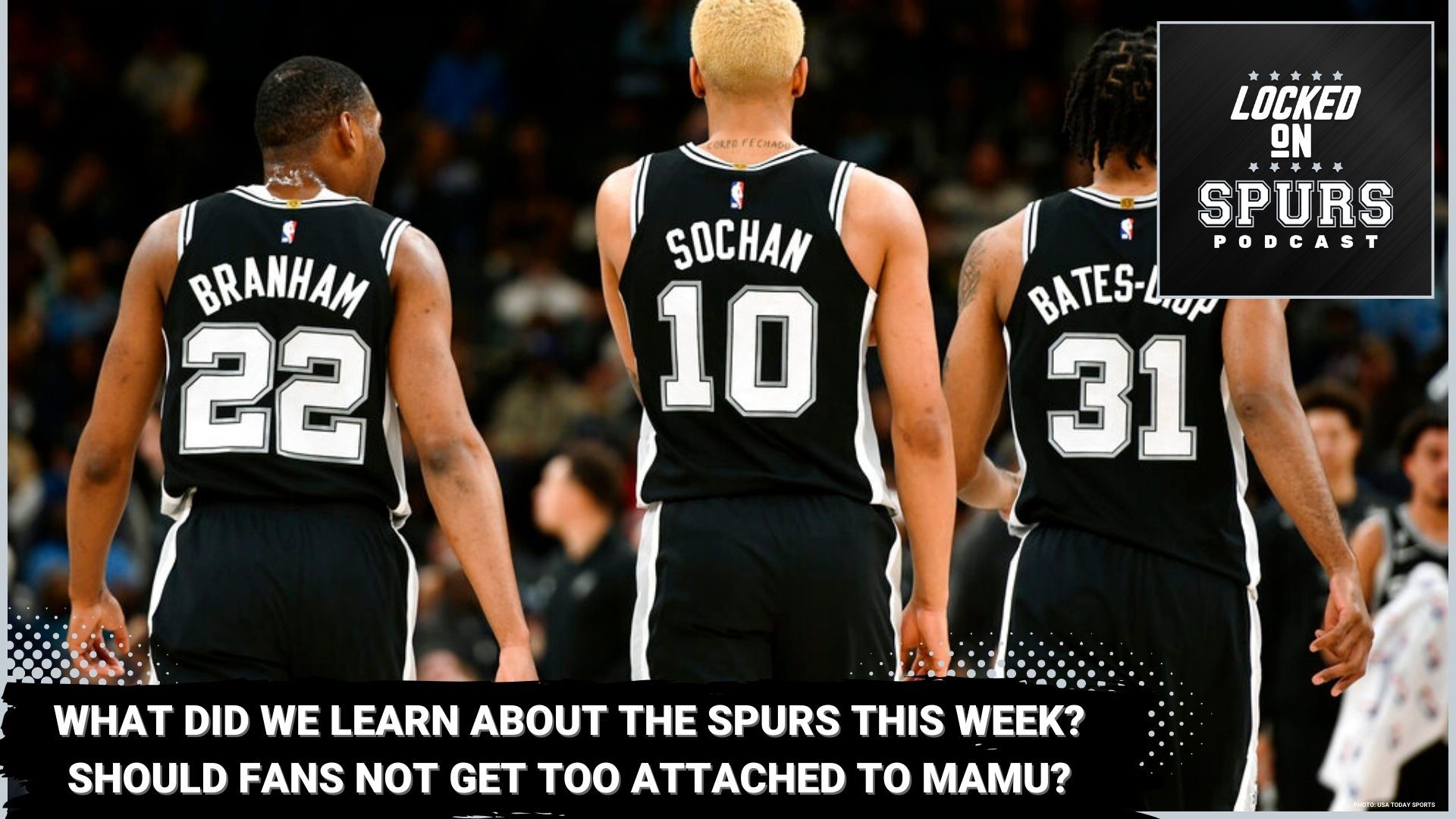Here's what we learned about the young Spurs and some jersey talk.