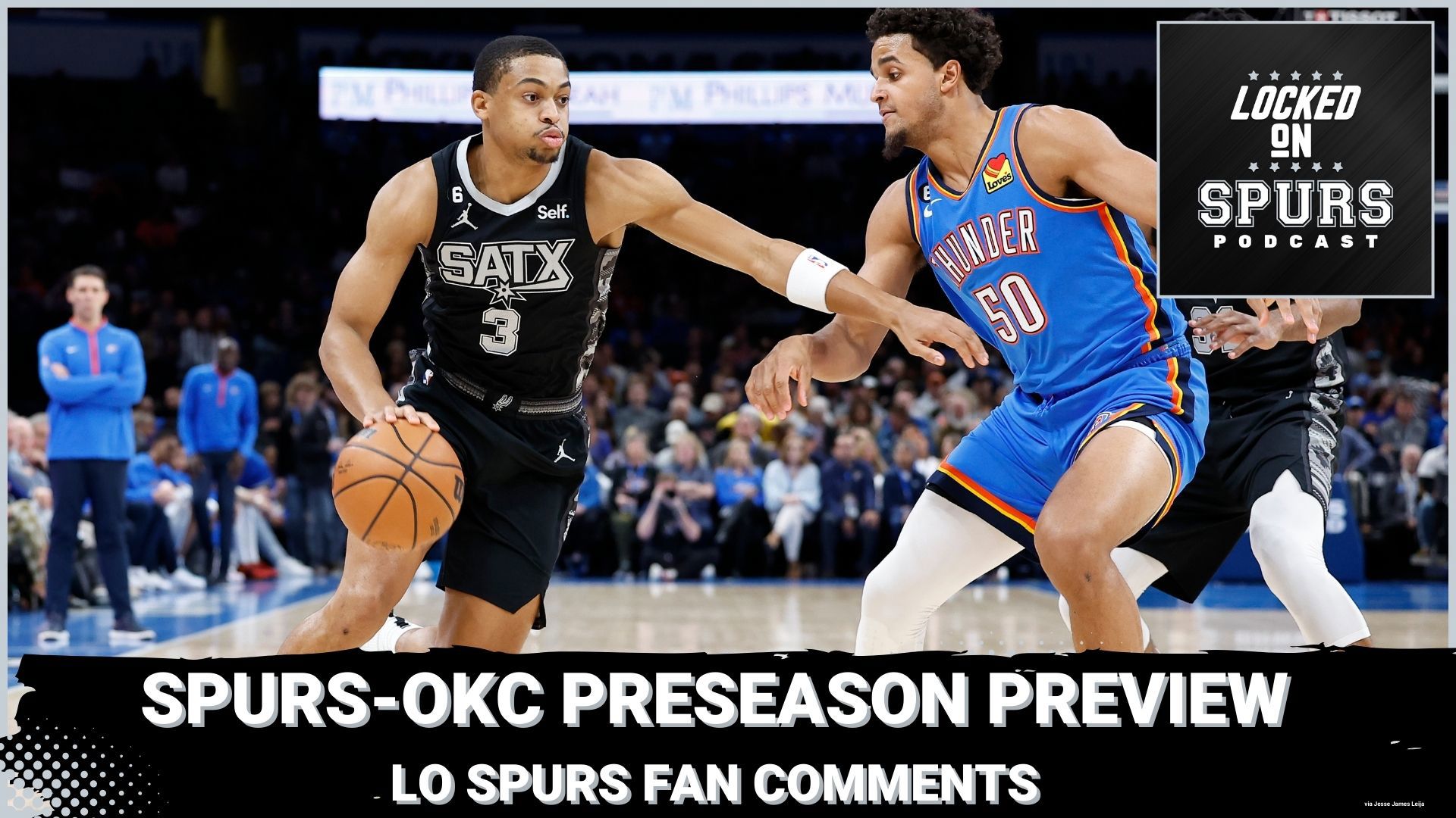 Spurs gear up for preseason action against the Thunder but without several key players.