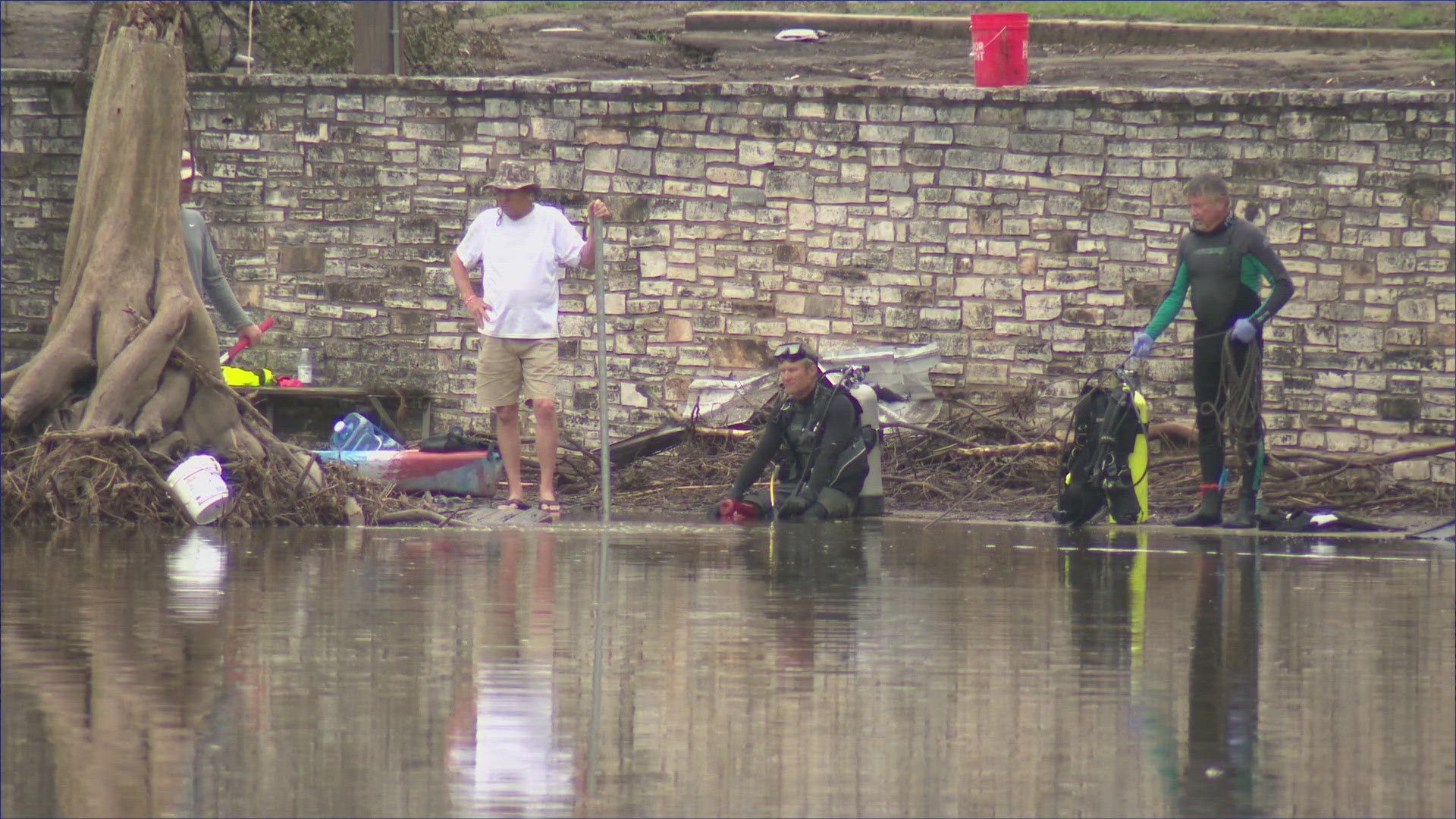 On Monday, camps in the Hill Country were evacuated as the Frio River began to rise.