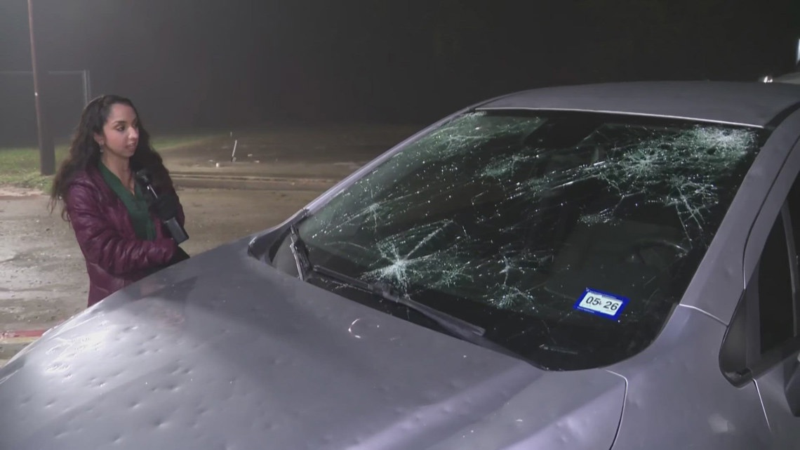 Severe storms bring reported tornado, large hail to areas west of San ...