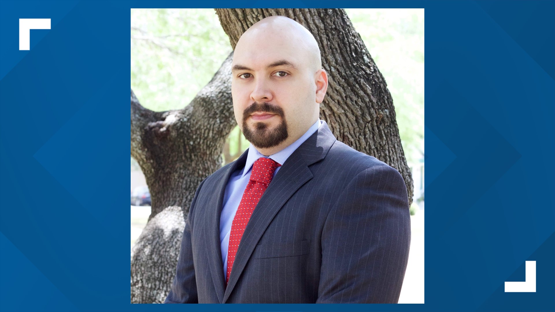The Republican candidate is a former officer with the Castle Hills Police Department and former deputy in Bexar County.