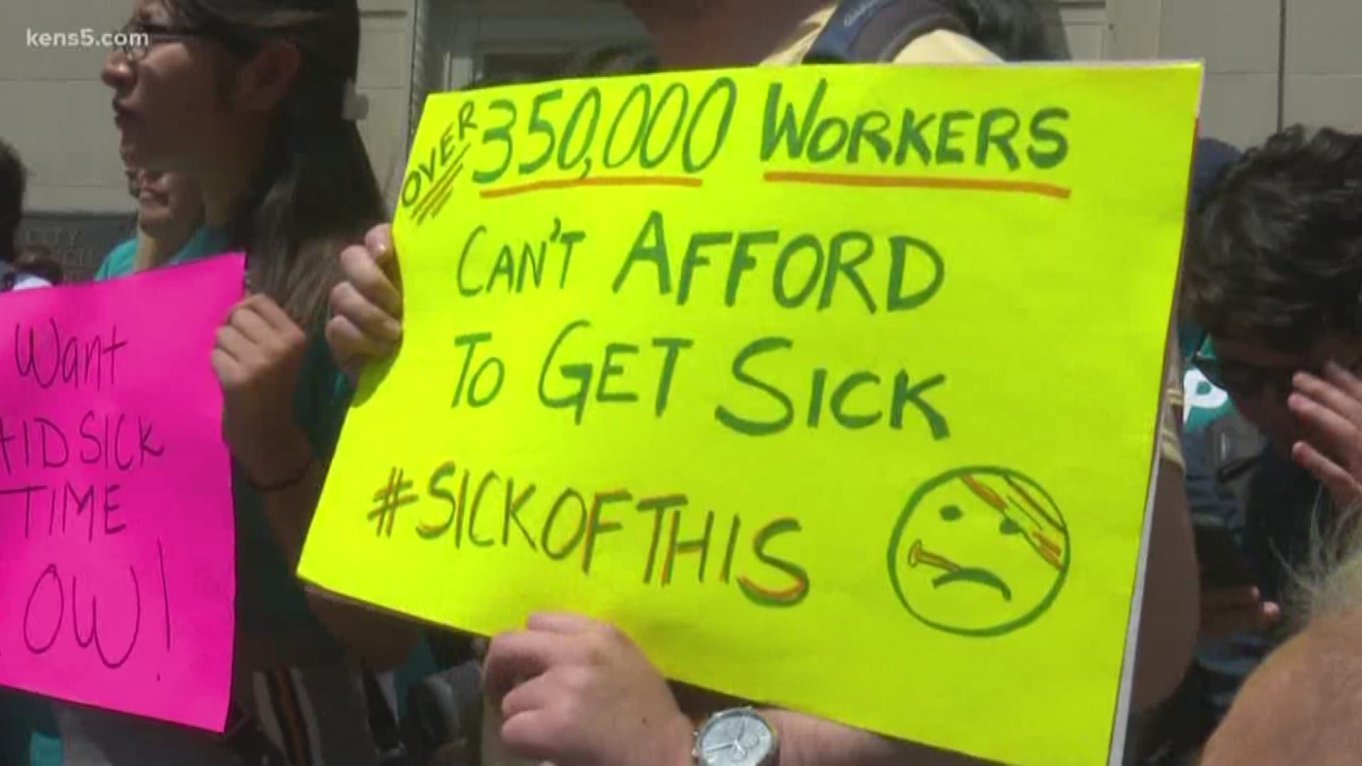 Thousands of San Antonio workers may be one step closer to being able to collect paid sick time.