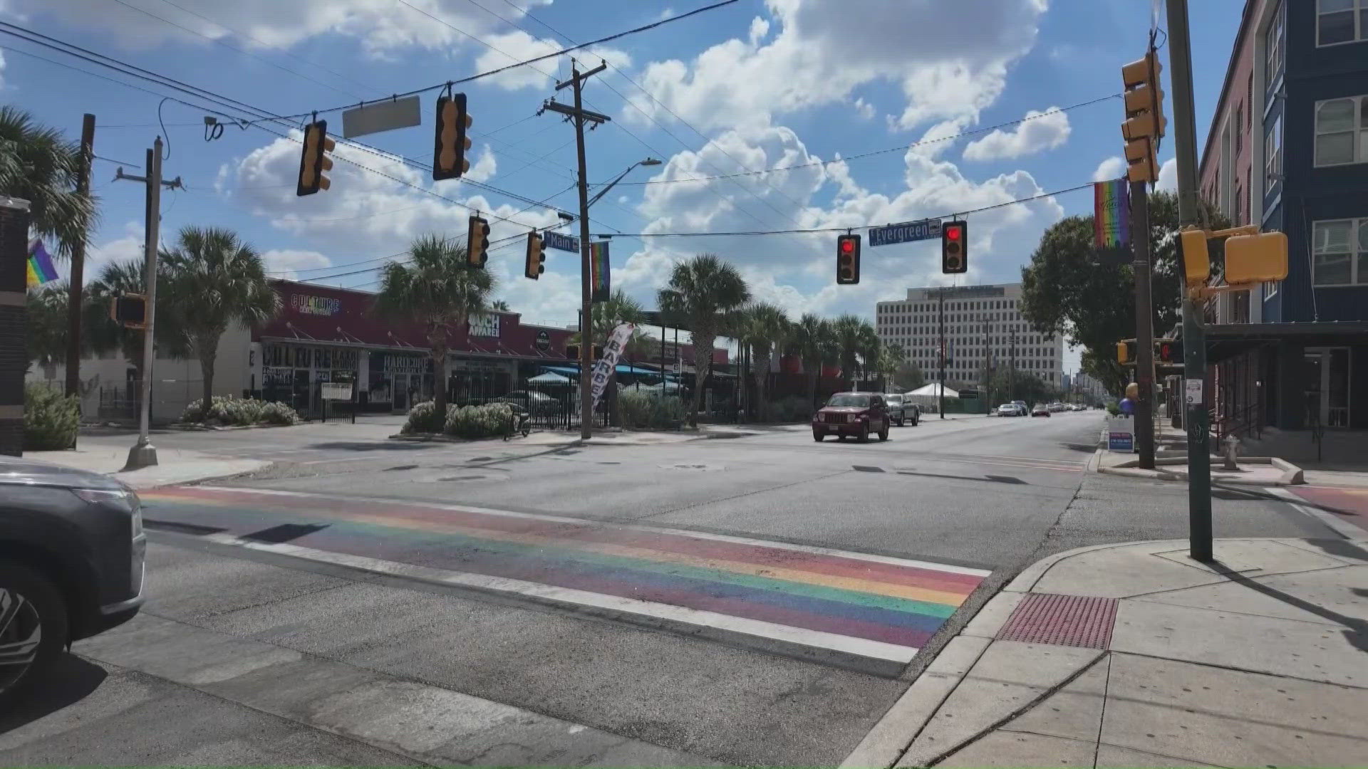 New rainbow sidewalks debut this weekend in San Antonio's Pride
