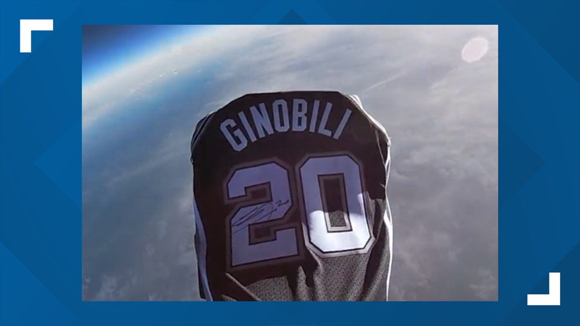 WATCH: Manu Ginóbili's Spurs Jersey Sent Into Space — & His Reaction is  Everything