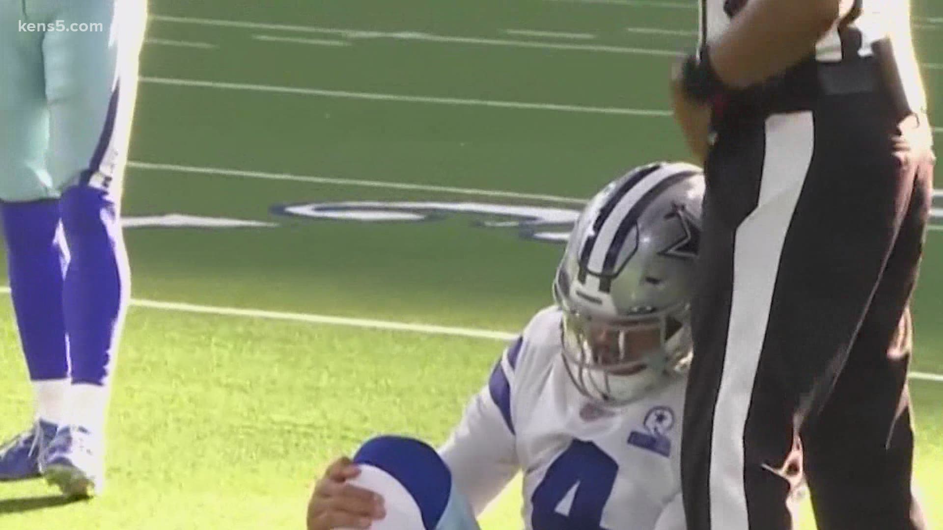Prescott was carted off the field in Sunday's game and had surgery on his ankle later that night. When's the next time we might see him on the field?