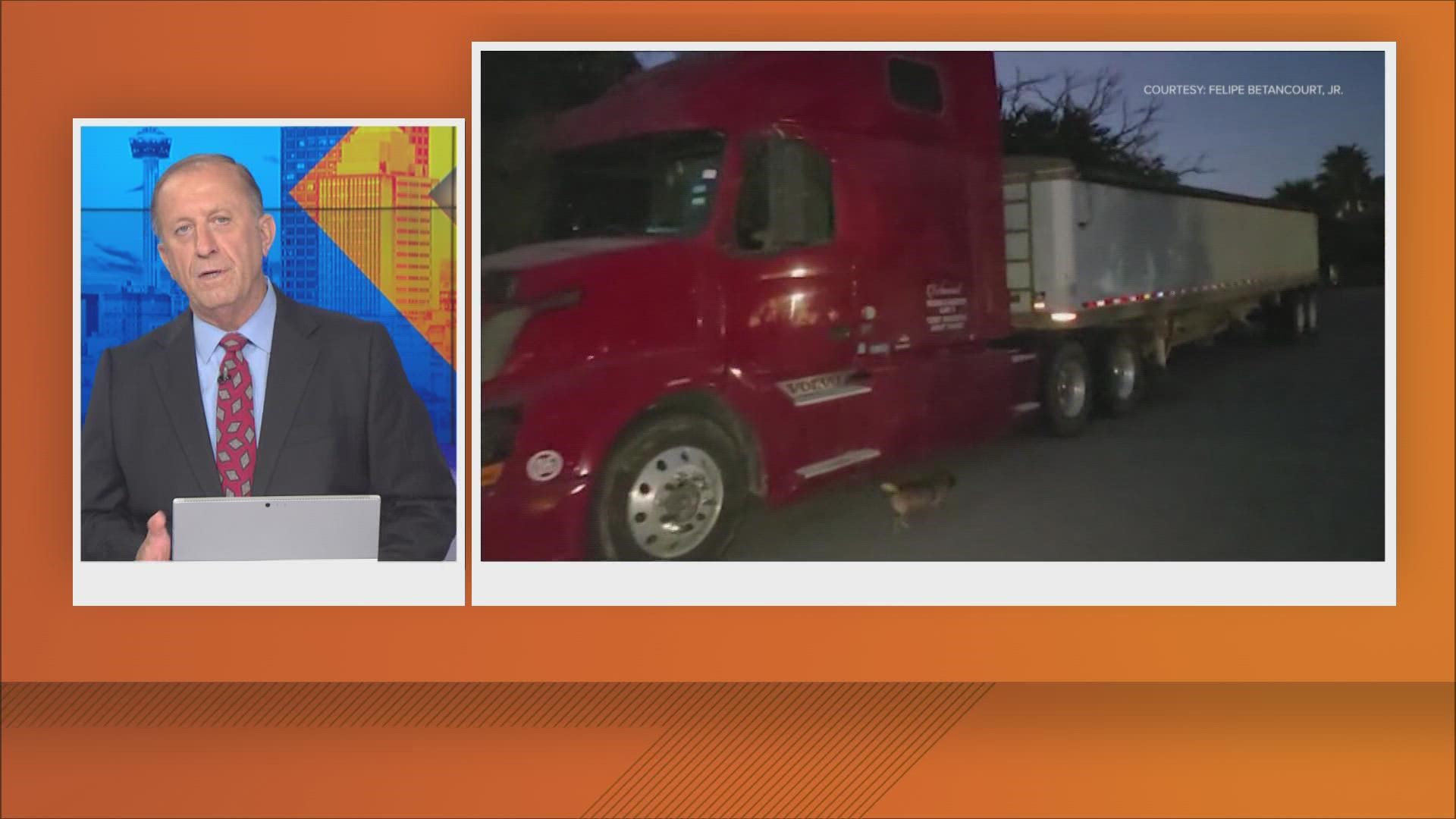 Hear from a Texas trucking company that claimed someone stole its identification numbers and put them on the truck found in San Antonio.