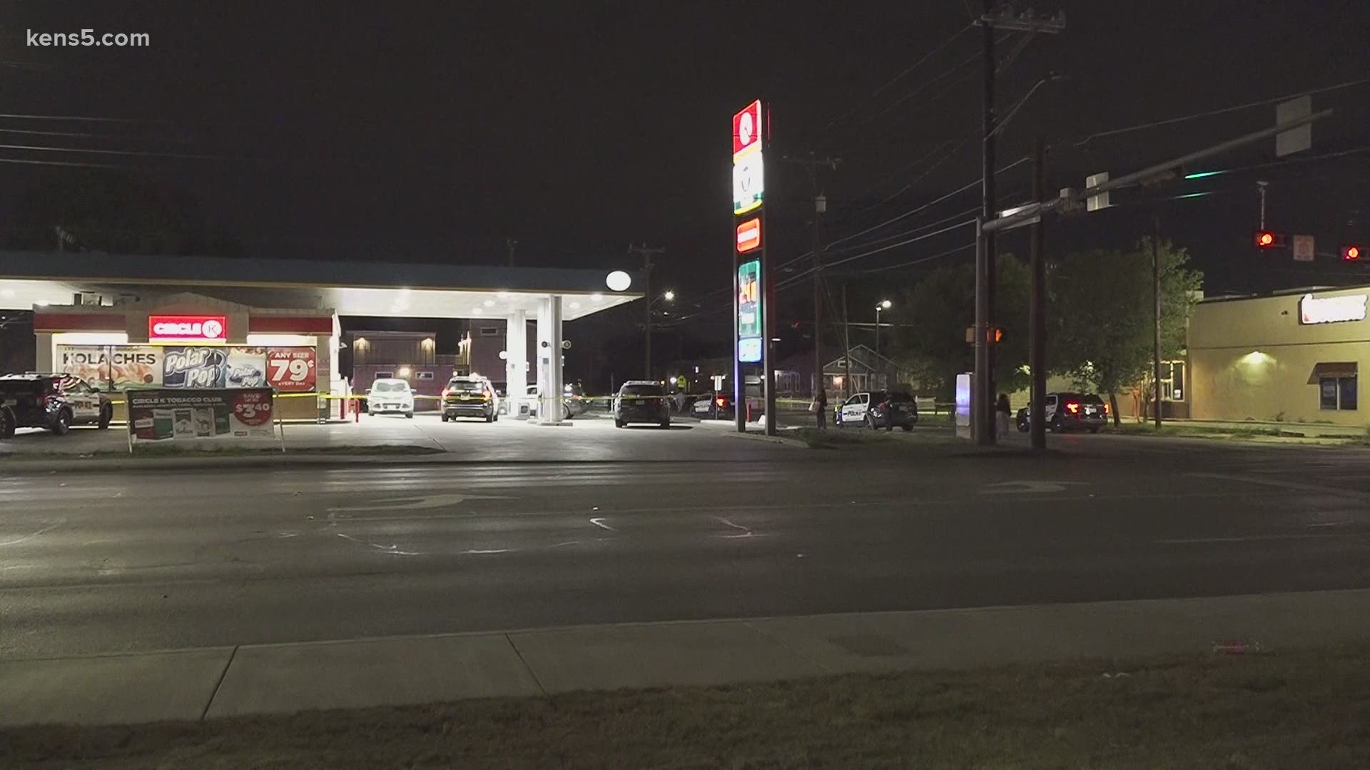 Two women were taken into custody as authorities believe they are connected to a shooting at a gas station, the San Antonio Police Department said.