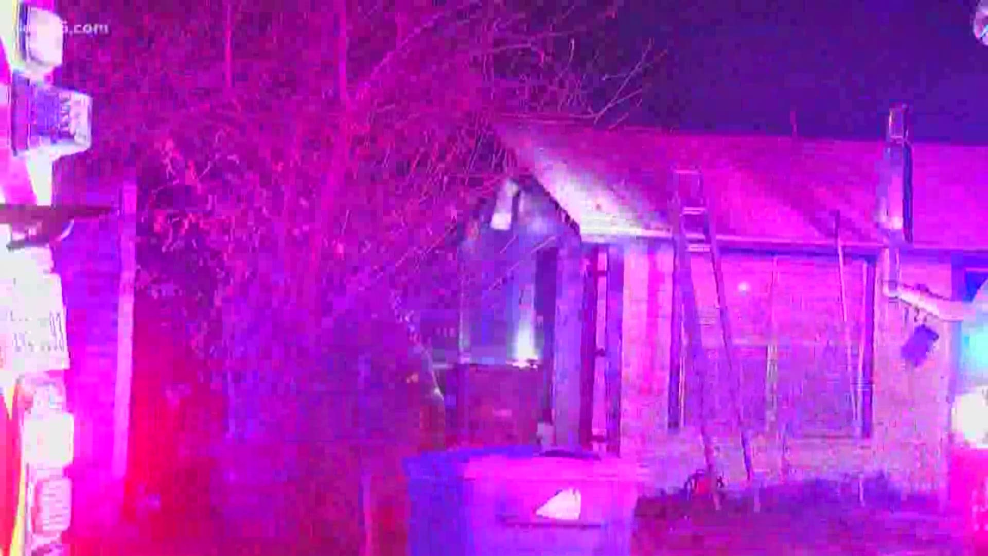 Crews were called out to the home at about 10 p.m. Tuesday night in the 700 block of Larry.
