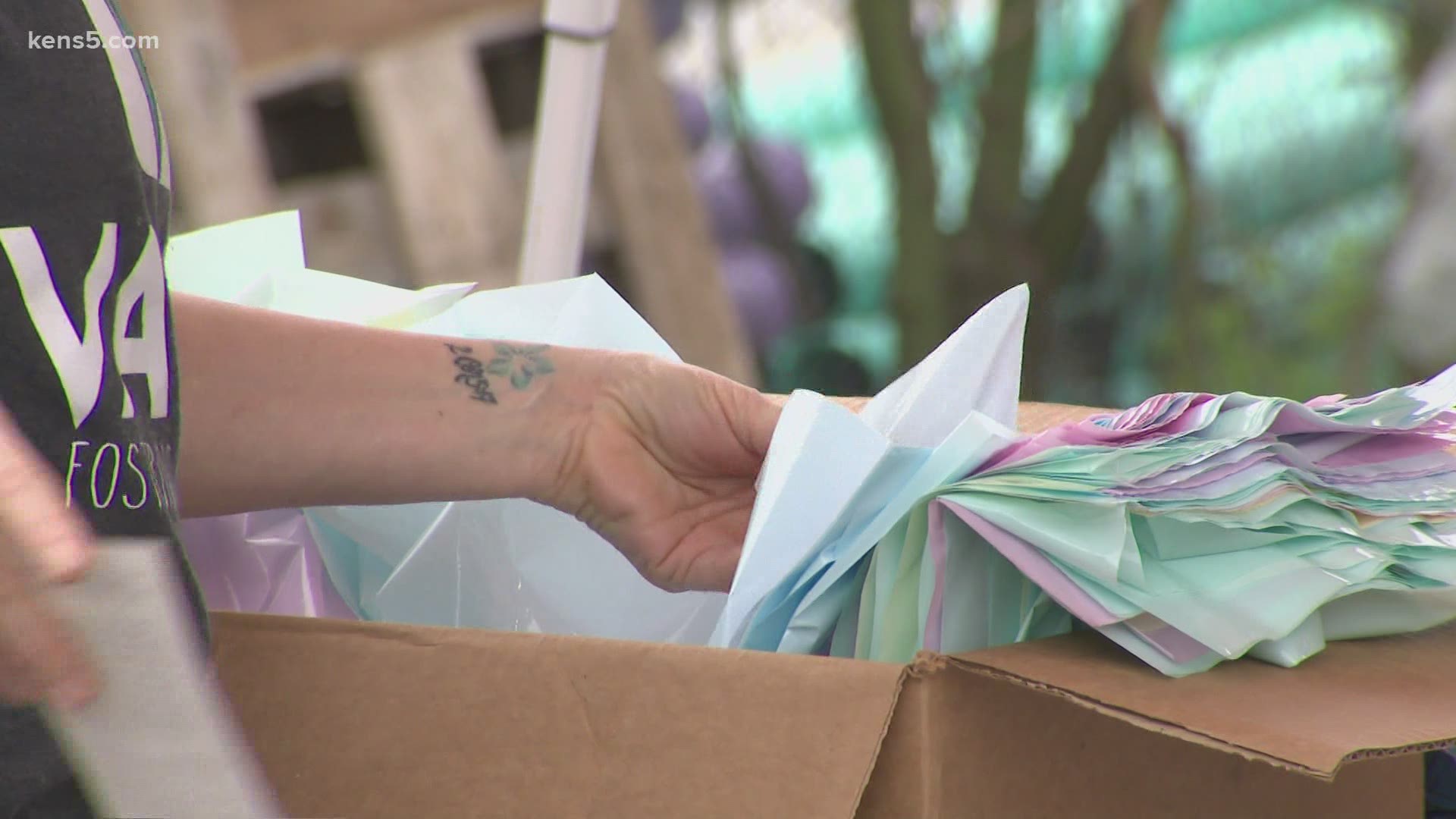 The organization said it's helping about 500 local foster children celebrate the Easter holiday this year.