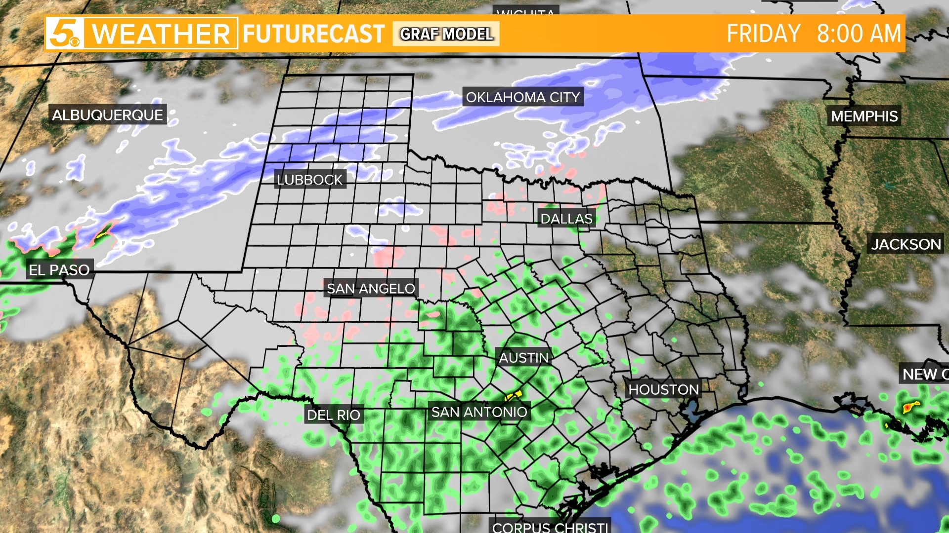 Polar front brings snow to Texas and late-season freeze to San Antonio ...