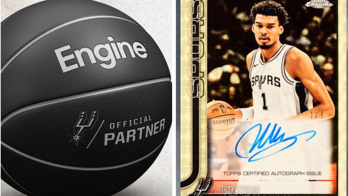 Spurs partner with 'Engine'; Topps releases 1-of-1 Chrome