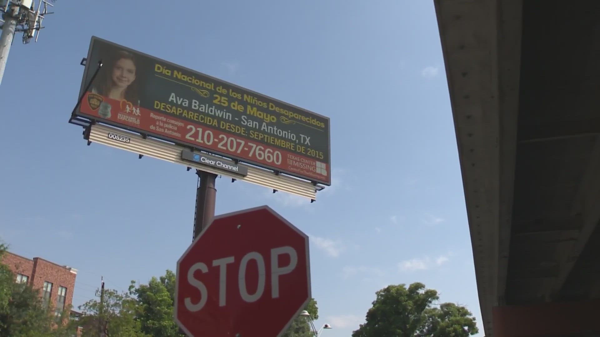 Clear Channel billboards will display two of the children missing throughout the next month.