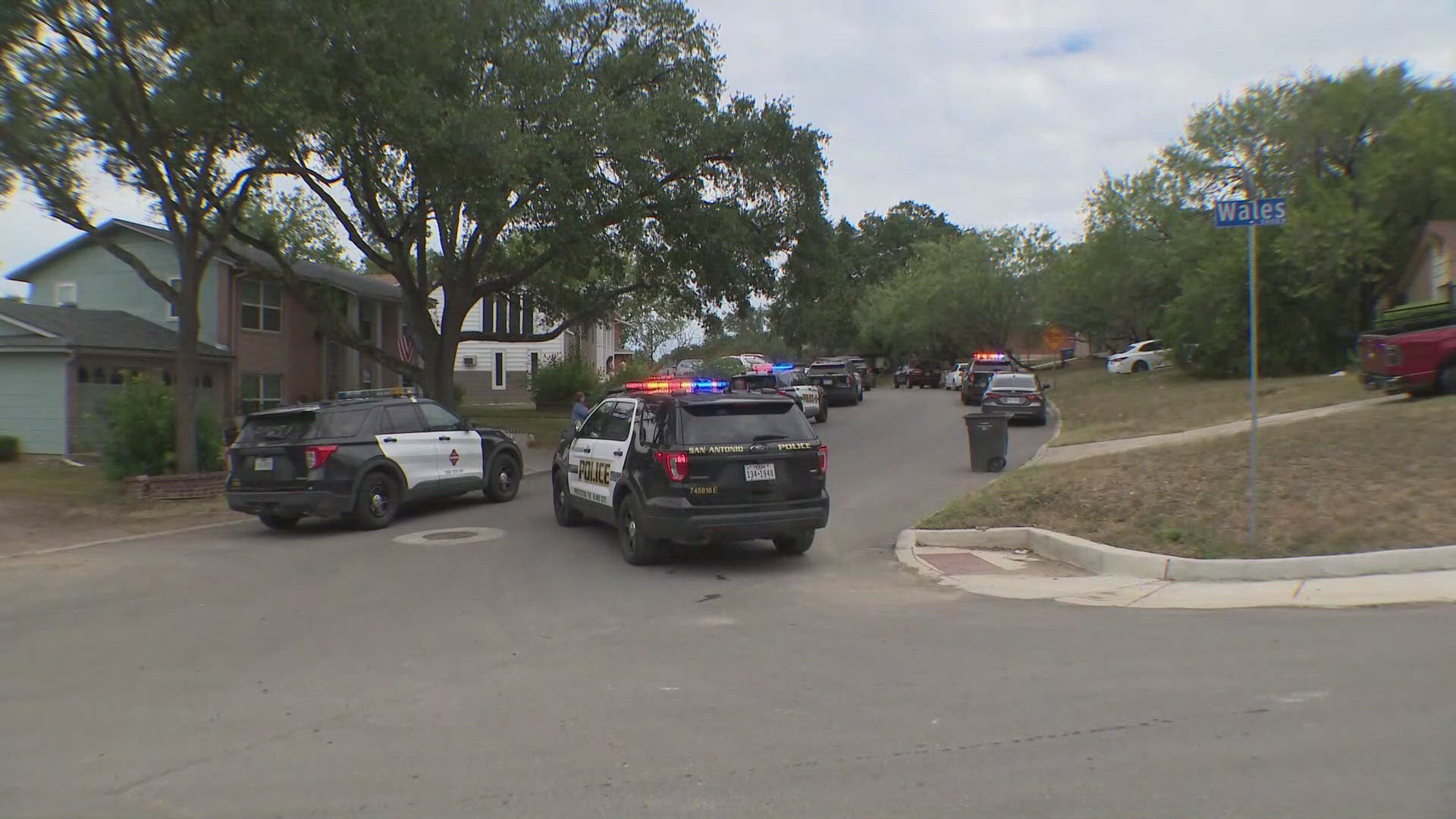 Authorities said four kids were home alone when they started playing with a gun, leading to one of the children being shot in the neck.