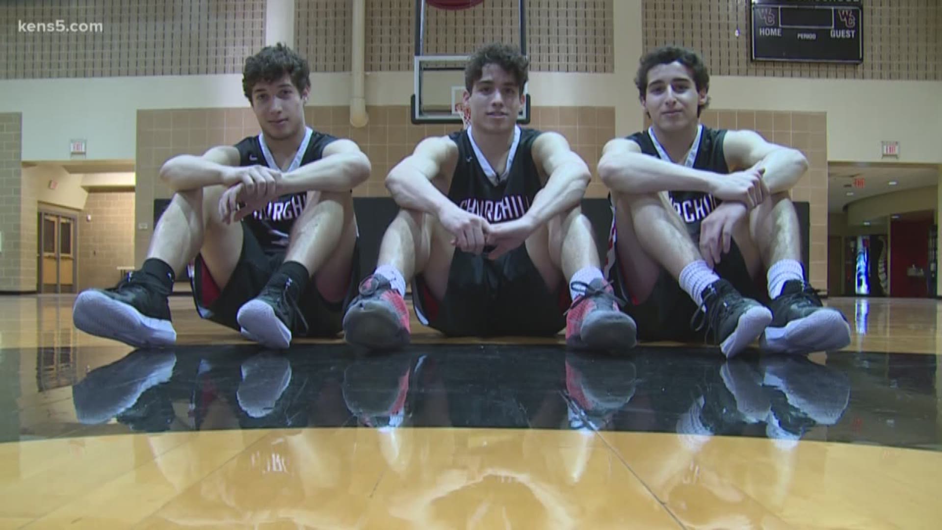 Teammates can feel like family in high school basketball. For the Churchill Chargers boys team even more so, as three brothers are featured in the starting five.