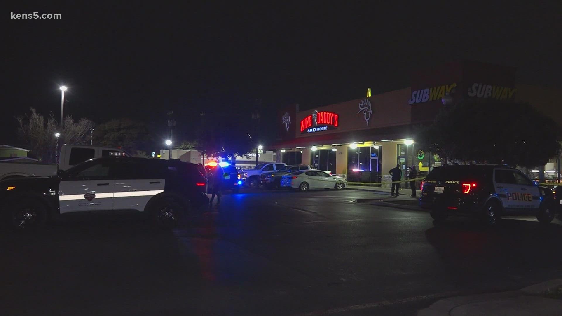 SAPD said an altercation happened inside the restaurant between two men. One of the men shot the other and then fled the scene.