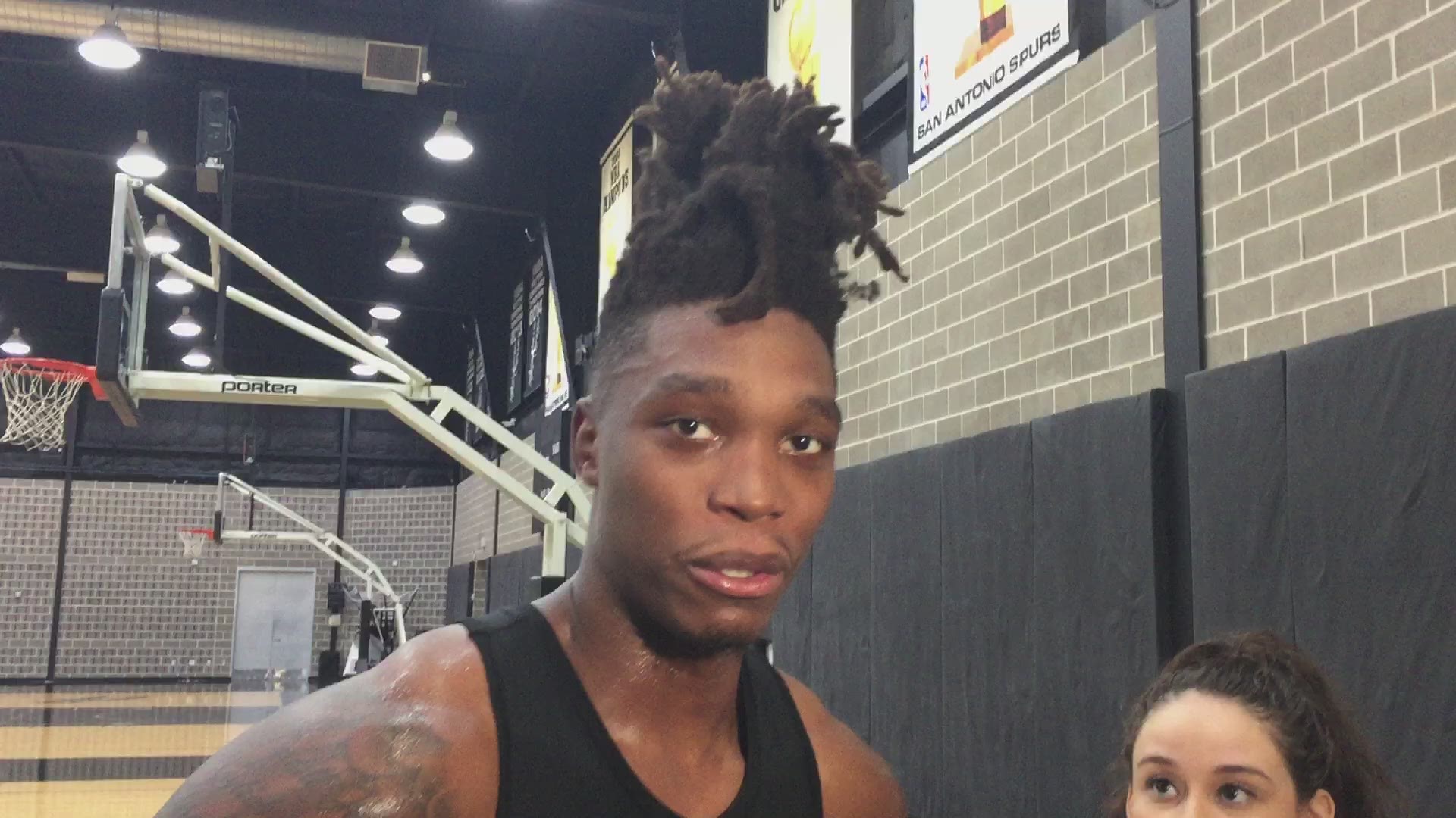 Spurs guard Lonnie Walker IV on his second training camp